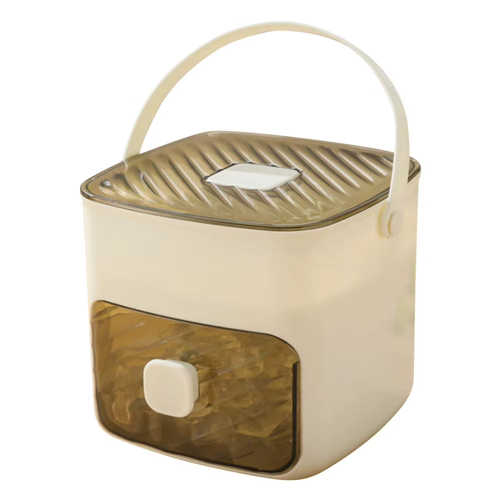 Portable Ice Maker Machine with Storage Drawer Countertop Ice Cube Maker Compact Ice Maker Machine for Household & Outdoor Use