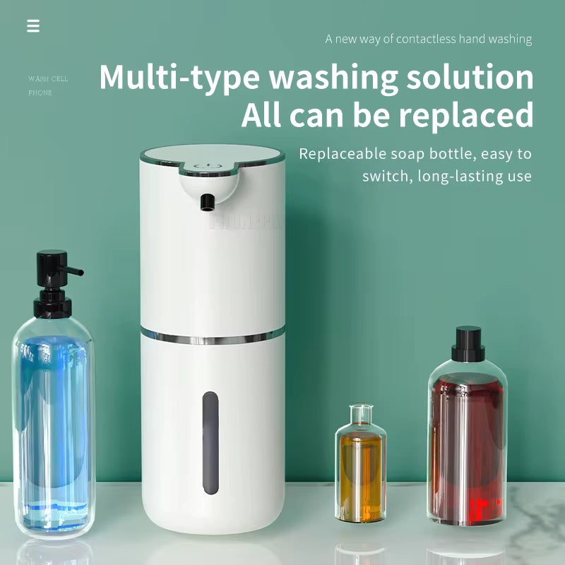 Electric Soap Dispenser 380Ml Automatic Foam Induction Hand Washing Liquid Dispenser Rechargeable Foam Machine