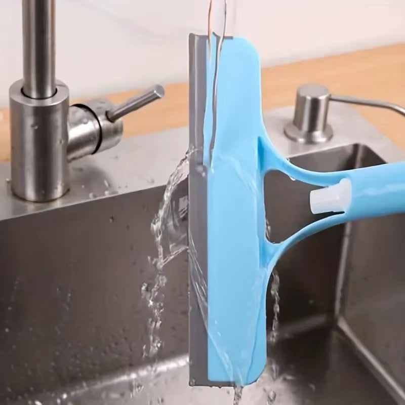 2025Household Multifunctional Glass Cleaner with Spray Bottle - 3-In-1 Window Wiper with Squeegee & Microfiber Cloth for Mirrors