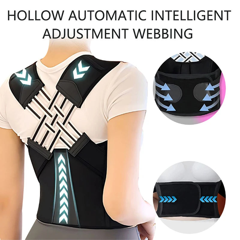 Anti-Hunchback Posture Corrector Adult Form Back Corrector with Spine Sitting Posture Corrector Back Posture