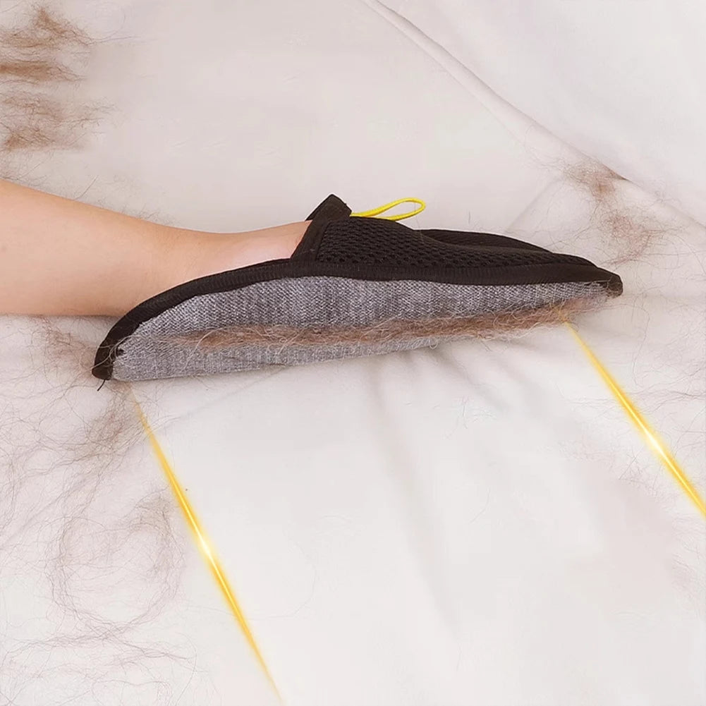 Pet Grooming Gloves Pet Hair Remover Gloves Deshedding Brush Glove for Dog Cat Rabbit with Long/Short/Curly Hair