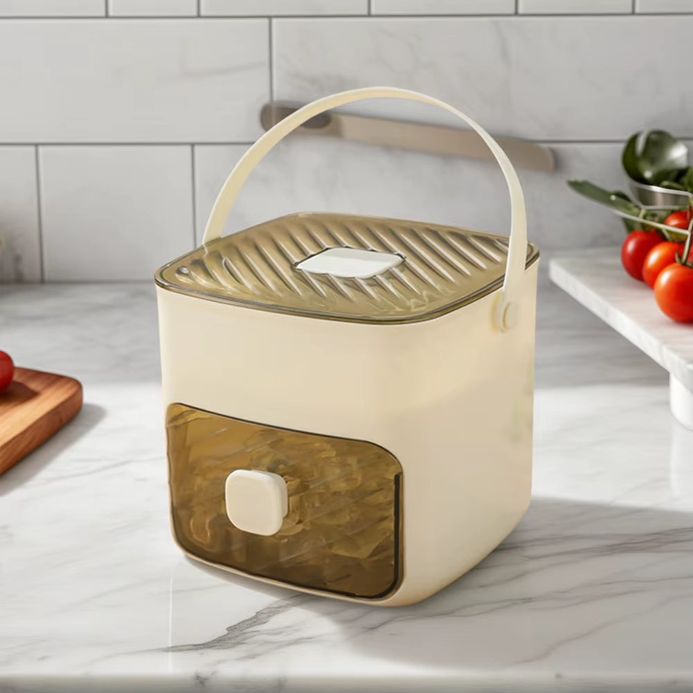 Portable Ice Maker Machine with Storage Drawer Countertop Ice Cube Maker Compact Ice Maker Machine for Household & Outdoor Use