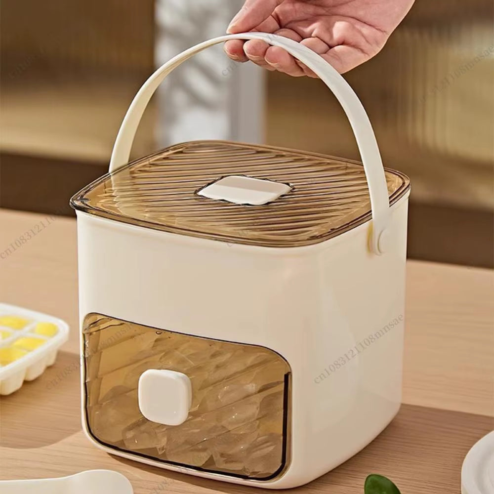 Portable Ice Maker Machine with Storage Drawer Countertop Ice Cube Maker Compact Ice Maker Machine for Household & Outdoor Use