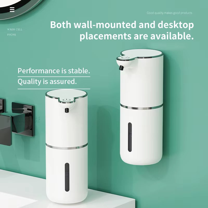 Electric Soap Dispenser 380Ml Automatic Foam Induction Hand Washing Liquid Dispenser Rechargeable Foam Machine