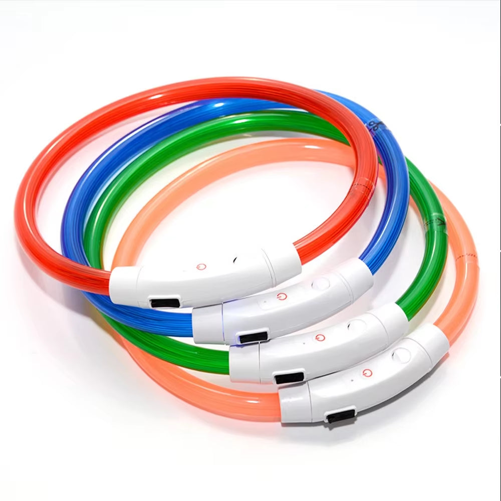 Led Dog Collar Luminous Usb Cat Dog Collar 3 Modes Led Light Glowing Loss Prevention LED Collar for Dogs Pet Dog Accessories